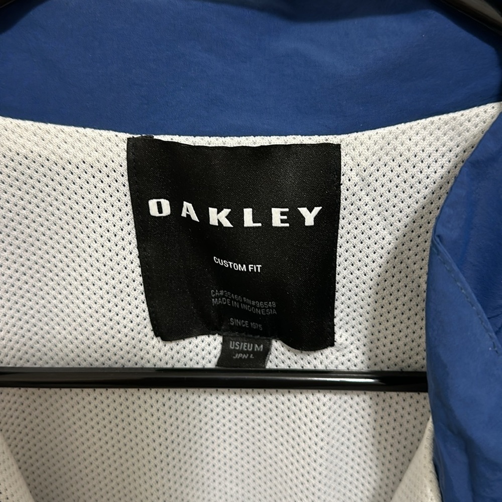 Oakley Tn Racing Windbreaker Zip Up Jacket size M - Picture 2 of 4